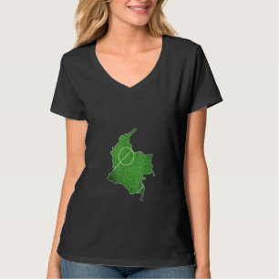 Camiseta Cancha de fútbol de Colombia