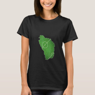 Camiseta Cancha de fútbol de Dominica
