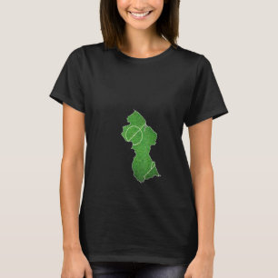 Camiseta Cancha de fútbol de Guyana