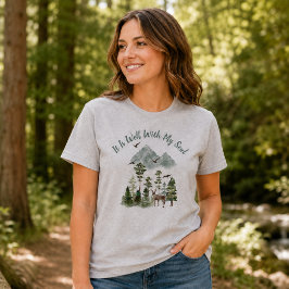 Camiseta Canción Cristiana Bosque de Madera "Está Bien con