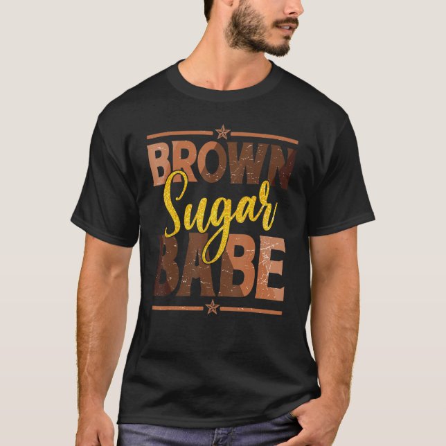 Camiseta Canción de azúcar marrón para la reina de melanina (Anverso)
