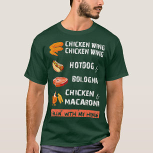 Camiseta Canción de Bolonia Caliente de Ala de Pollo