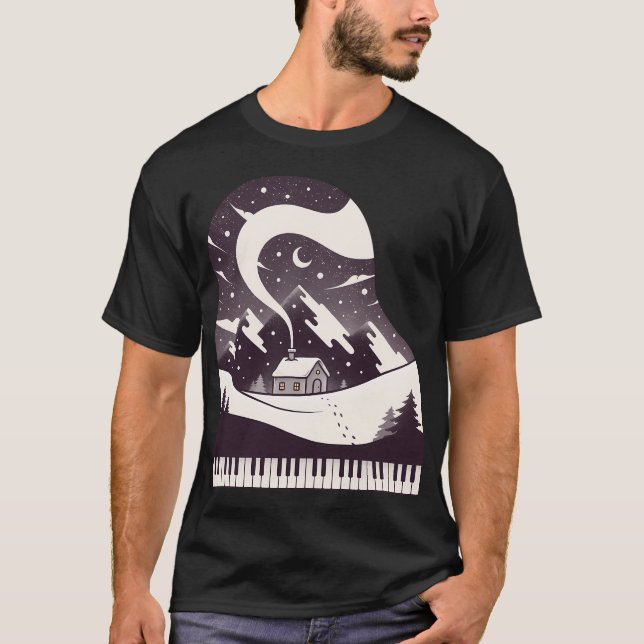 Camiseta Canción de cuna de invierno (Anverso)