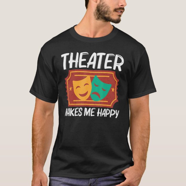 Camiseta Canción De Drama Musical Para Hombres (Anverso)
