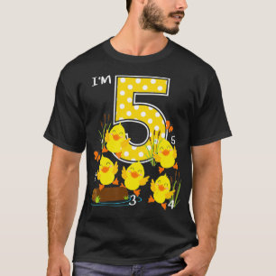 Camiseta Canción de guardería infantil de Five Little Ducks