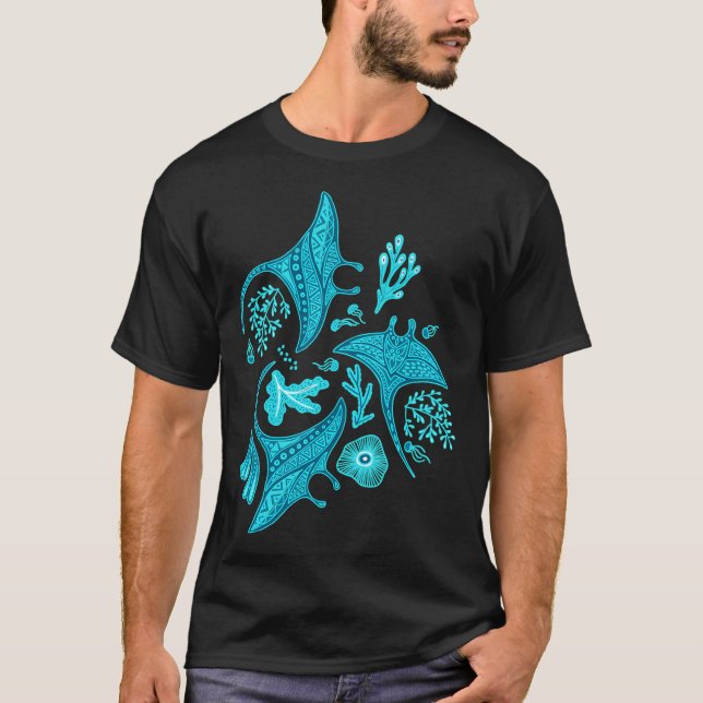 Camiseta Canción de las rayas mantas (Anverso)