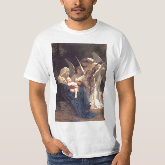 Camiseta Canción de los Ángeles - William-Adolphe Bouguerea (Anverso)