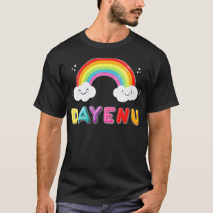 Camiseta Canción de pasaje Rainbow Dayenu Pesach Seder D