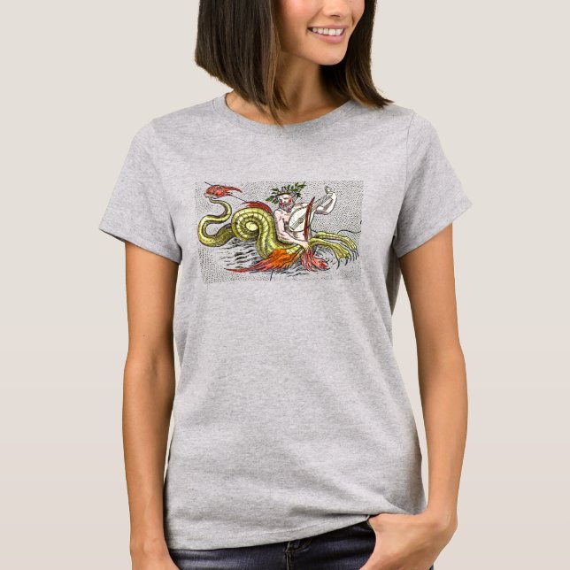Camiseta Canción de serpiente del mar antiguo (Anverso)