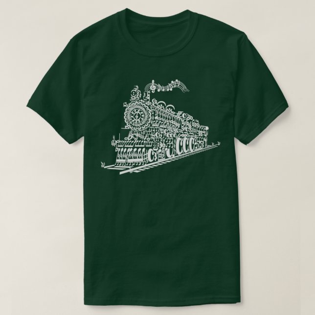 CAMISETA CANCIÓN DE TREN (Diseño del anverso)