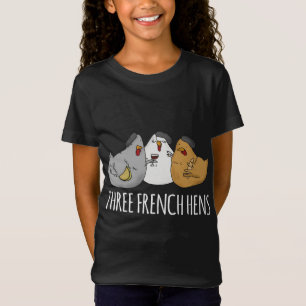 Camiseta Canción de tres Navidades honestos de Francia