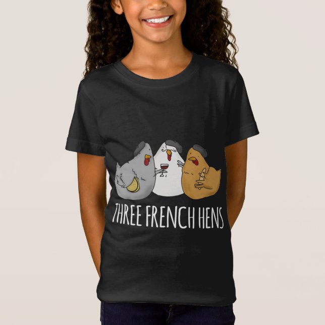 Camiseta Canción de tres Navidades honestos de Francia (Anverso)