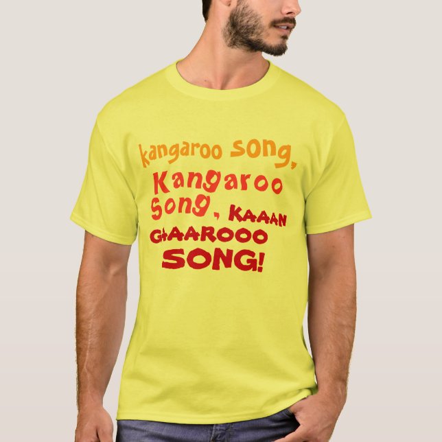 Camiseta ¡Canción del canguro! (Anverso)