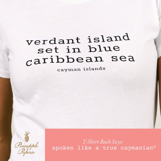 Camiseta Canción nacional de las Islas Caimán personalizada (Subido por el creador)