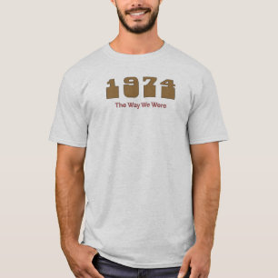 Camiseta Canción principal de 1974 por año