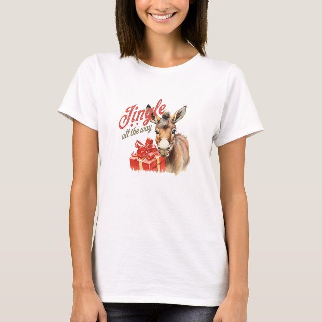 Camiseta Canción retro todo el camino del burro regalo de N (Anverso)