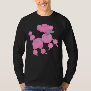 Camiseta Canción rosa bailando en blanco