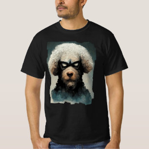 Camiseta Canción Vestida Como Perro Superhéroe