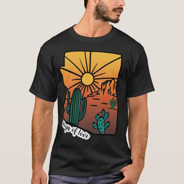 Camiseta Canciones de amor Arizona Sunset Tee (Anverso)
