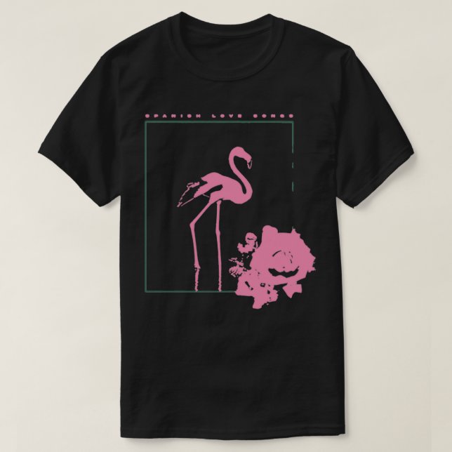 Camiseta Canciones de amor españolas Flamingo (Diseño del anverso)