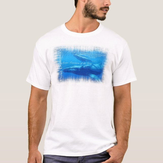 Camiseta Canciones de la ballena por Gregory Gallo (Anverso)