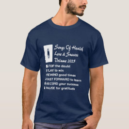 Camiseta Canciones De Salud, Amor Y Éxito 2025