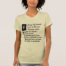 Camiseta Canciones De Salud, Amor Y Éxito 2025