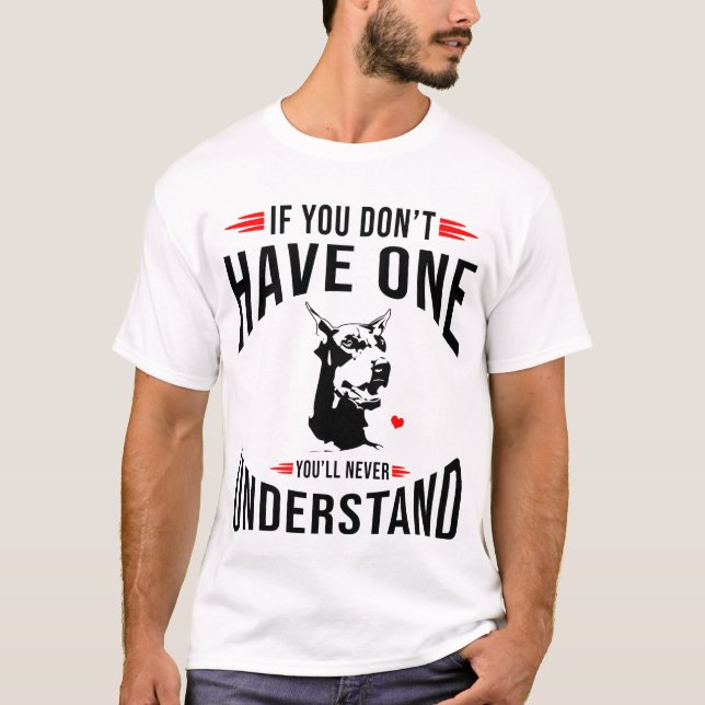 Camiseta Canciones divertidas Doberman (Anverso)