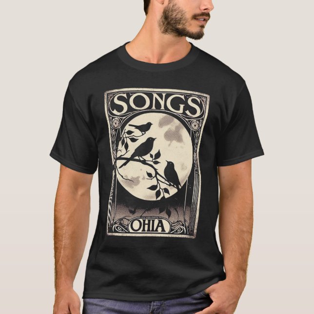 Camiseta Canciones: Ohia / Jason Molina - Aves (Anverso)