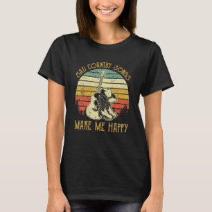 Camiseta Canciones tristes al país me hacen sentir feliz