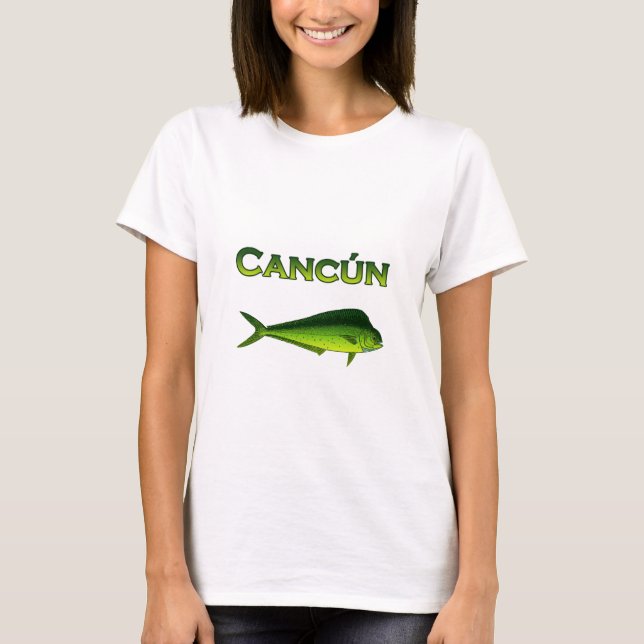 Camiseta Cancun Dorado (Anverso)