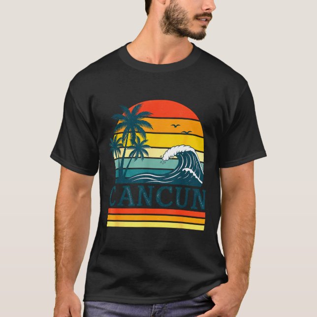 Camiseta Cancun Holiday Christmas Trip Vacation Matching  (Anverso)
