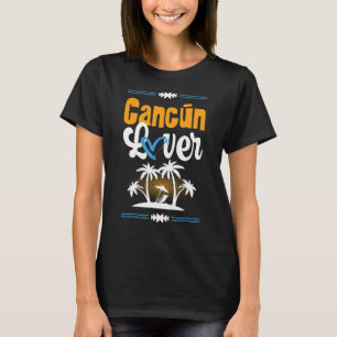 Camiseta Cancun Love Vacation Heart Mexico Summer Cote