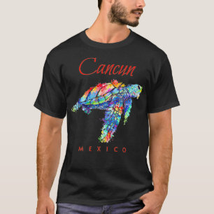 Camiseta Cancun Meico Watercolor Sea Turlover