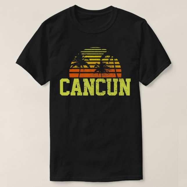 Camiseta Cancún México (Diseño del anverso)