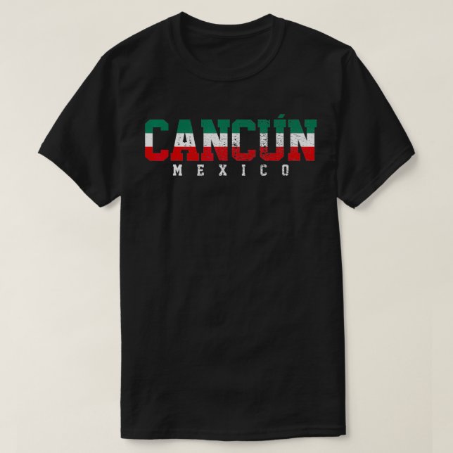 Camiseta Cancún México 2 (Diseño del anverso)