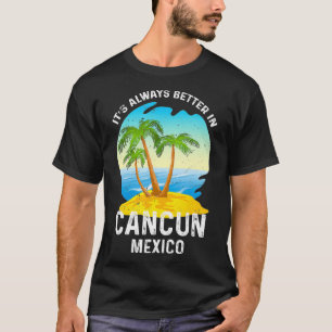 Camiseta Cancún México 2021 Playa Cancún Vacay Vacat