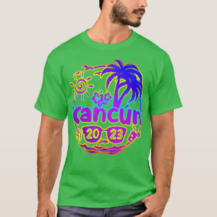 Camiseta Cancun Mexico 2023 Summer Vacation Hawaii Beach Su