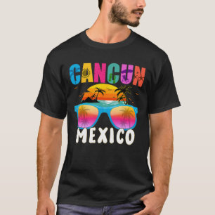 Camiseta Cancún México 2025 Vacaciones Playa Familia Combin