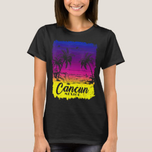 Camiseta Cancun México Beach Spring Break Vacation Surfing