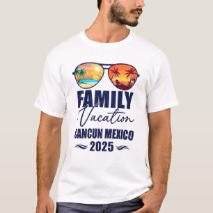 Camiseta Cancun México iguala vacaciones familiares 2025