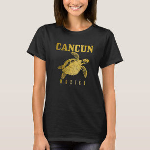 Camiseta Cancun México Playa Tortuga Marina Buceo Buzo