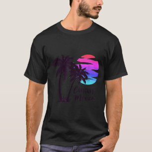 Camiseta Cancún México Playa Vacaciones de Verano Palmeras