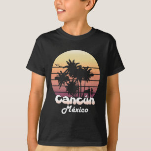 Camiseta Cancun México Souvenir de Vacaciones Tropicales Ve