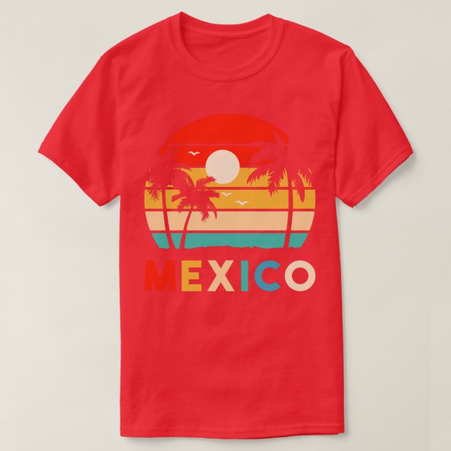 Camiseta Cancun Mexico Sunset Beach México (Diseño del anverso)