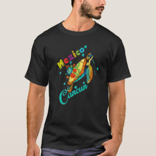 Camiseta Cancún México Tie Dye Tortuga Familia Ropa a Juego