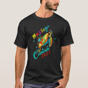 Camiseta Cancun México Tie Dye Tortuga Familia Ropa Combina