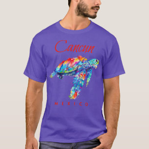 Camiseta Cancun México Turba acuática del mar1
