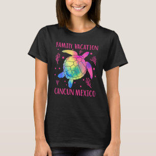 Camiseta Cancun México Vacaciones familia de casamiento de