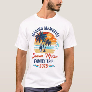 Camiseta Cancun México Vacaciones familiares 2025 Haciendo
